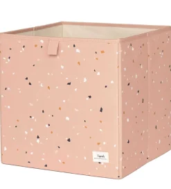 Bokse Og Kasser-3 Sprouts Opbevaringskasse - 33x33x33 cm - Terrazzo/Clay