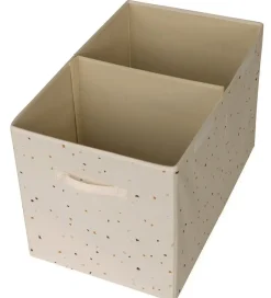 Bokse Og Kasser-3 Sprouts Opbevaringskasse m. Låg - 63x38x39 cm - Terrazzo/Creme