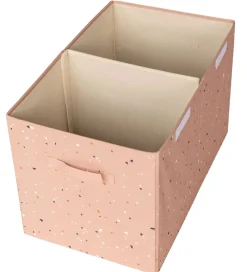Bokse Og Kasser-3 Sprouts Opbevaringskasse m. Låg - 63x38x39 cm - Terrazzo/Clay
