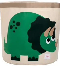 Kurve-3 Sprouts Opbevaringskurv - 44,5x43 cm - Dinosaur
