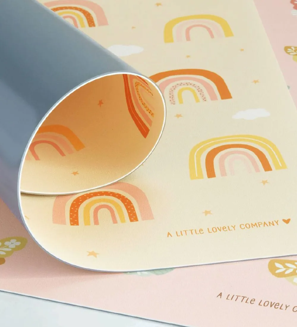 Dækkeservietter-A Little Lovely Company Dækkeserviet - Vinyl - Rainbows
