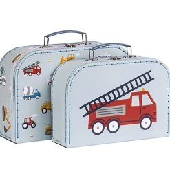 Rolleleg|Legekufferter-A Little Lovely Company Kuffertsæt - 2 stk. - 29x20/25,5x18 cm -