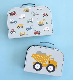 Rolleleg|Legekufferter-A Little Lovely Company Kuffertsæt - 2 stk. - 29x20/25,5x18 cm -