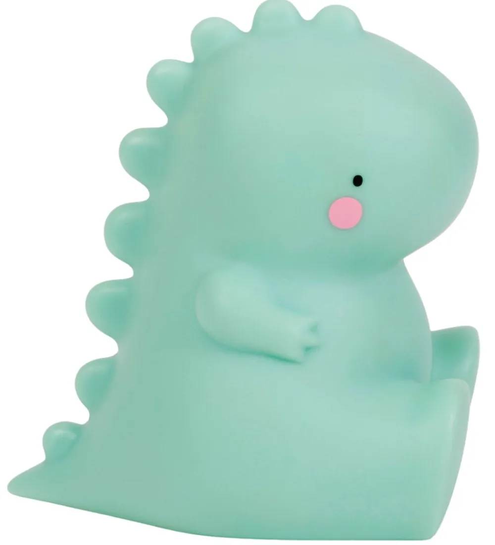 A Little Lovely Company Natlamper|Fritstående Lamper*Lampe - 12,5 cm - T-Rex - Grøn