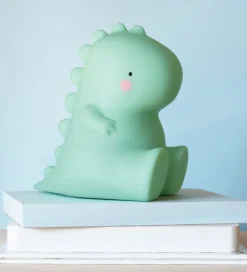 A Little Lovely Company Natlamper|Fritstående Lamper*Lampe - 12,5 cm - T-Rex - Grøn