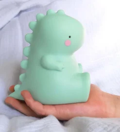 A Little Lovely Company Natlamper|Fritstående Lamper*Lampe - 12,5 cm - T-Rex - Grøn