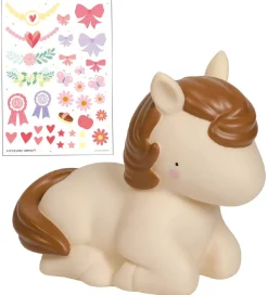 Natlamper|Fritstående Lamper-A Little Lovely Company Lampe - 20 cm - Horse