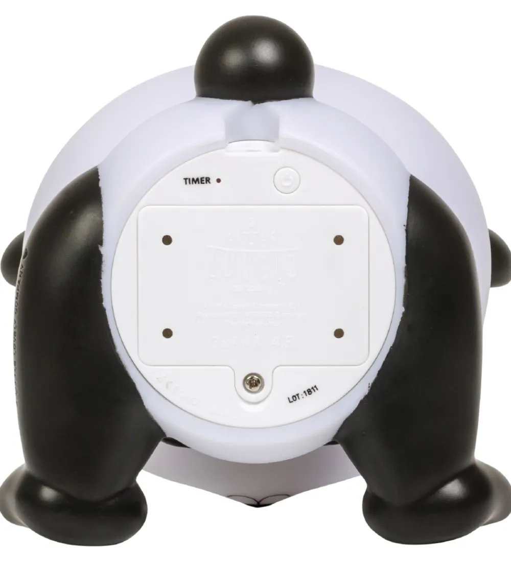 A Little Lovely Company Natlamper*Natlampe - Panda - 19 cm - Sort/Hvid