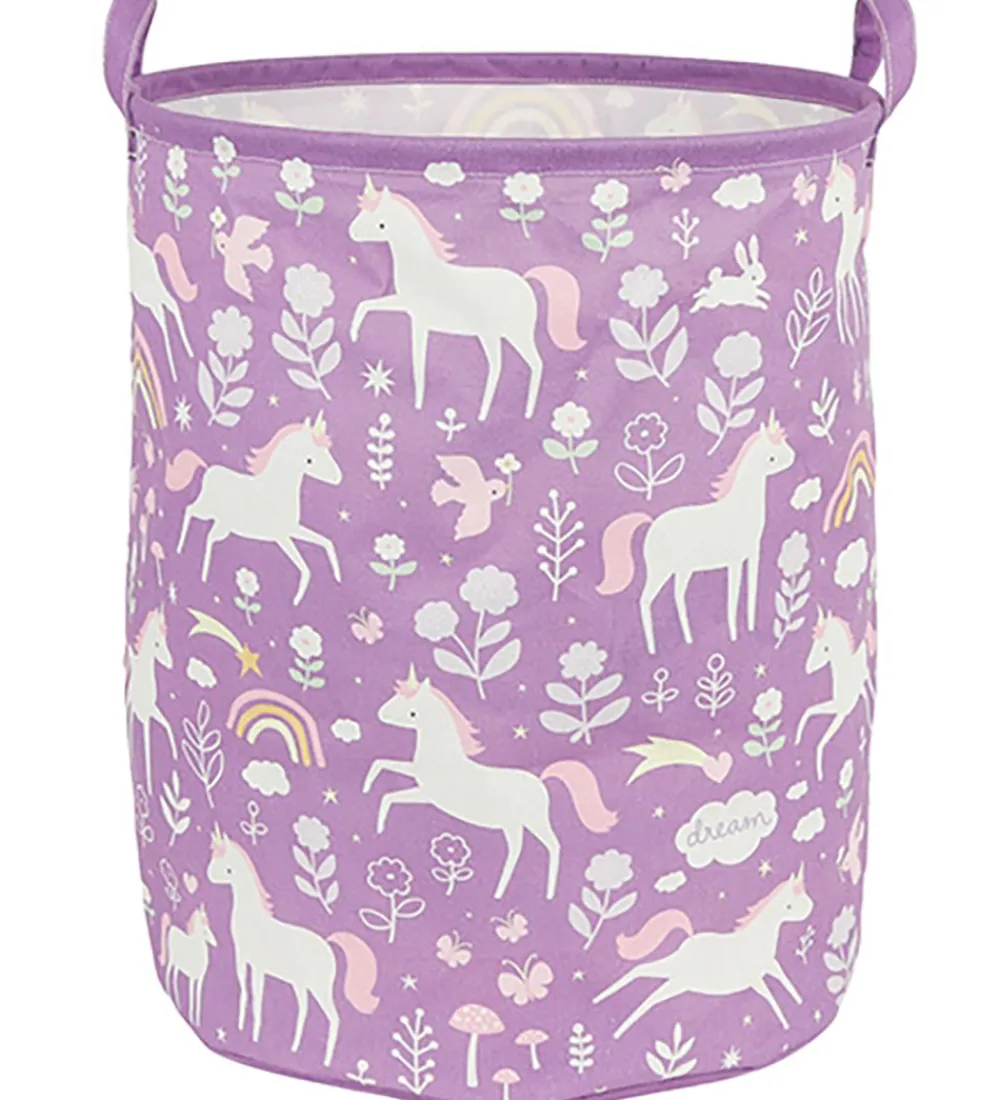 A Little Lovely Company Kurve|Opbevaring*Opbevaringskurv - 40x50 cm - Unicorn Dre