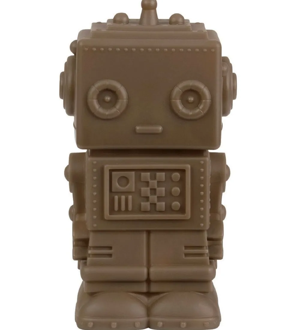 Sparegrise-A Little Lovely Company Sparegris - 16 cm - Robot - Ash Brown