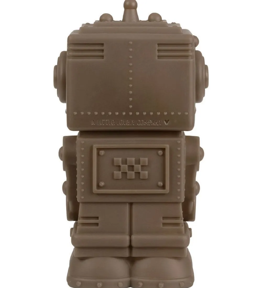 Sparegrise-A Little Lovely Company Sparegris - 16 cm - Robot - Ash Brown