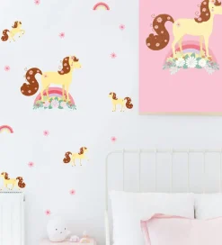 Wallsticker-A Little Lovely Company Wallstickers - 35x50 cm - Horse