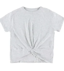 Abercrombie & Fitch T-Shirts*T-shirt - 3-pak - Hviv/Sort/Gråmeleret m. Kn