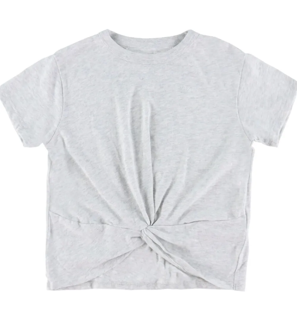 Abercrombie & Fitch T-Shirts*T-shirt - 3-pak - Hviv/Sort/Gråmeleret m. Kn