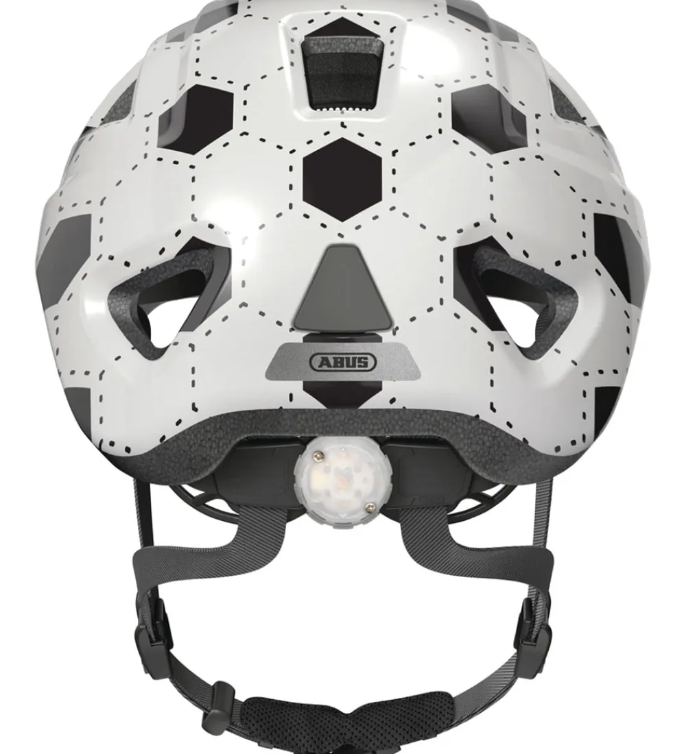 Børnesikkerhed|Cykelhjelme-Abus Cykelhjelm - Anuky 2.0 - White Football