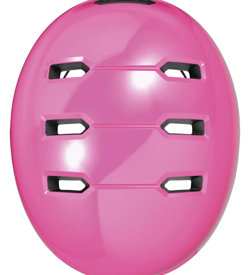 Abus Børnesikkerhed|Cykelhjelme*Cykelhjelm - Skurb Kid - Shiny Pink