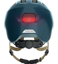 Abus Børnesikkerhed|Cykelhjelme*Cykelhjelm - Smiley 3.0 Ace Led - Royal Blue