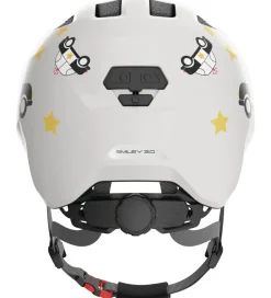 Børnesikkerhed|Cykelhjelme-Abus Cykelhjelm - Smiley 3.0 - Grey Police