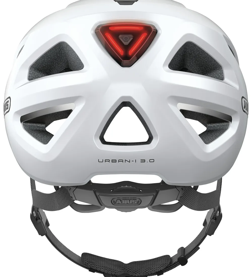 Børnesikkerhed|Cykelhjelme-Abus Cykelhjelm - Urban-I 3.0 - Polar White