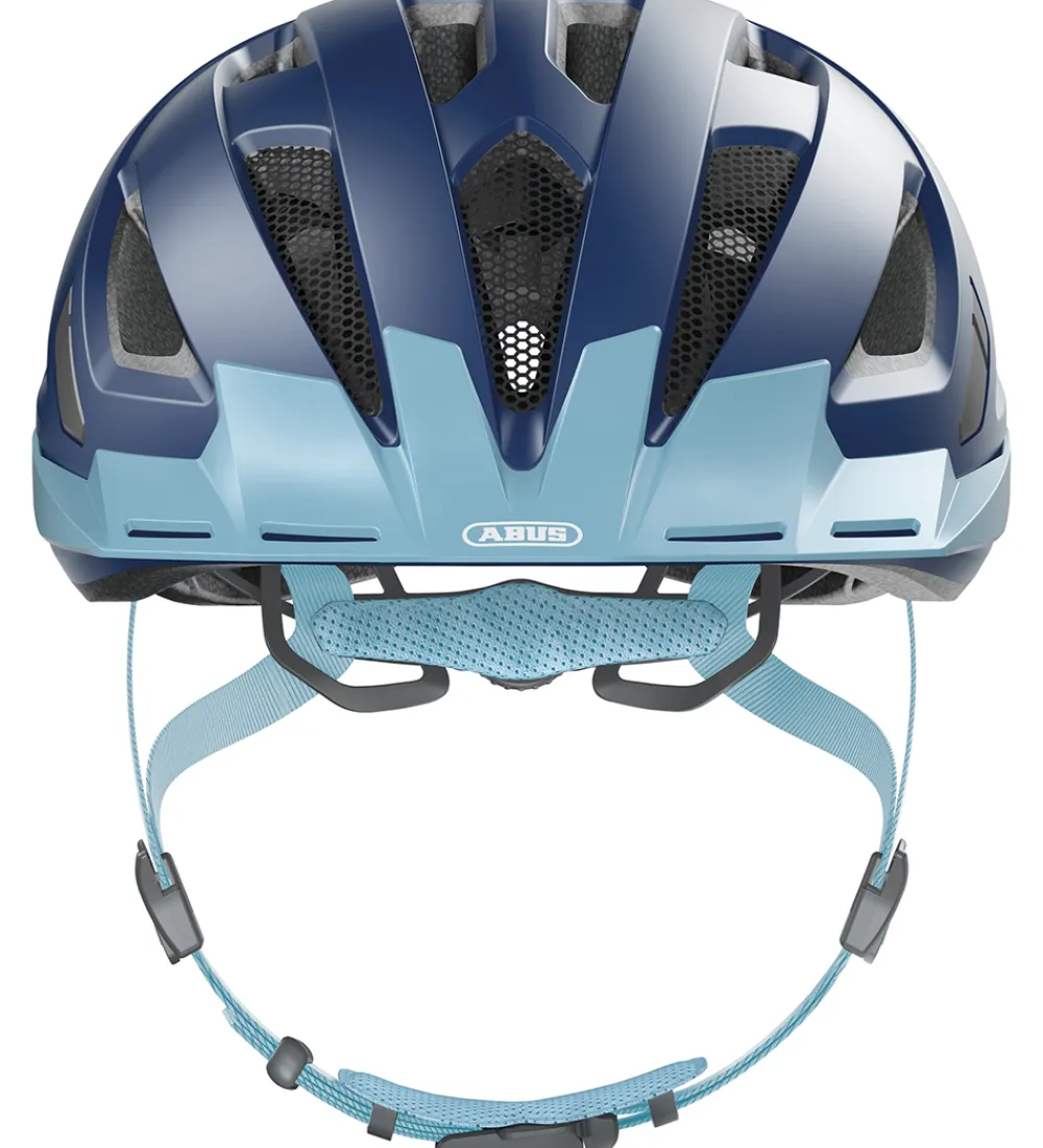 Børnesikkerhed|Beskyttelsesudstyr-Abus Cykelhjelm - Urban-I 3.0 - Core Blue
