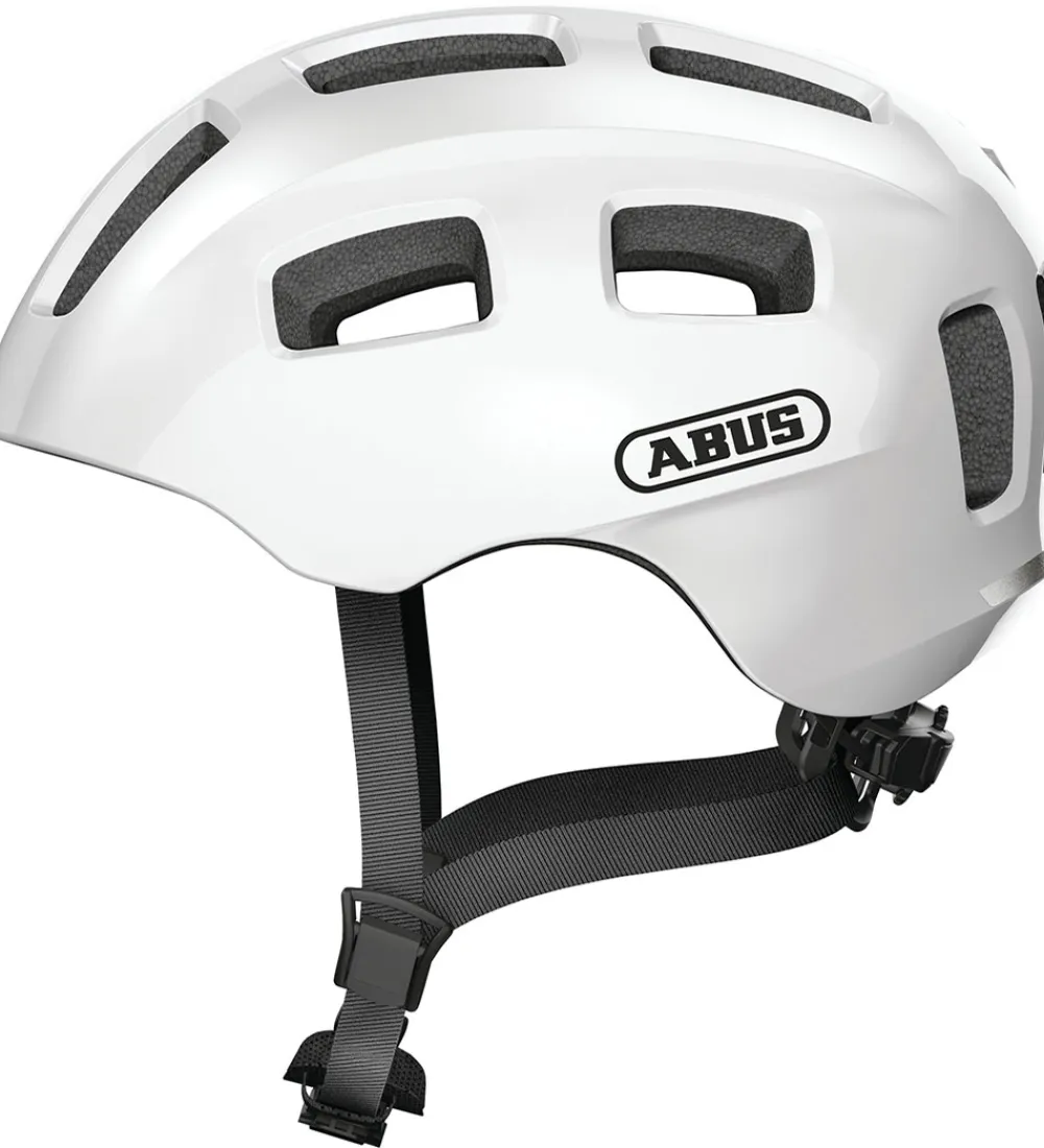 Abus Børnesikkerhed|Cykelhjelme*Cykelhjelm - Youn-I 2.0 - Pearl White
