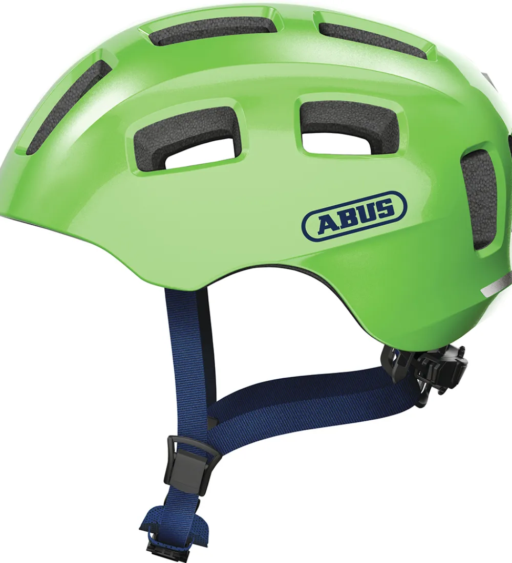 Børnesikkerhed|Cykelhjelme-Abus Cykelhjelm - Youn-I 2.0 - Sparkling Green