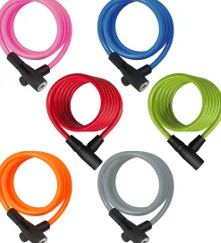Cykellåse|Cykellåse-Abus Spirallås - 3506K - 120 cm - Assorteret