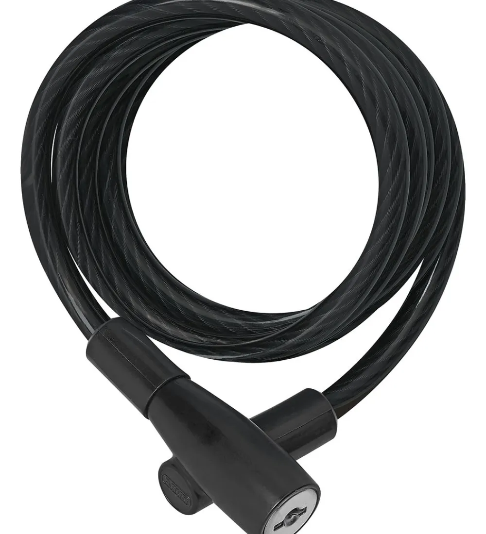 Abus Cykellåse|Cykellåse*Spirallås - 3506K - 180 cm - Sort
