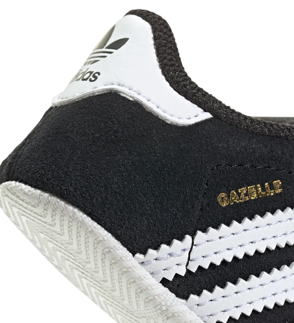 adidas Originals Begyndersko*Begyndersko - Gazelle Crib - Cblack/Ftwwht/Ftww