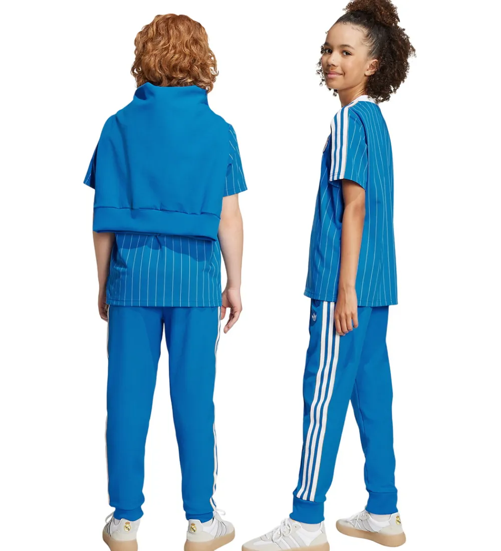 Fodbold-adidas Originals Bukser - Real Madrid - Blue Bird/Hvid