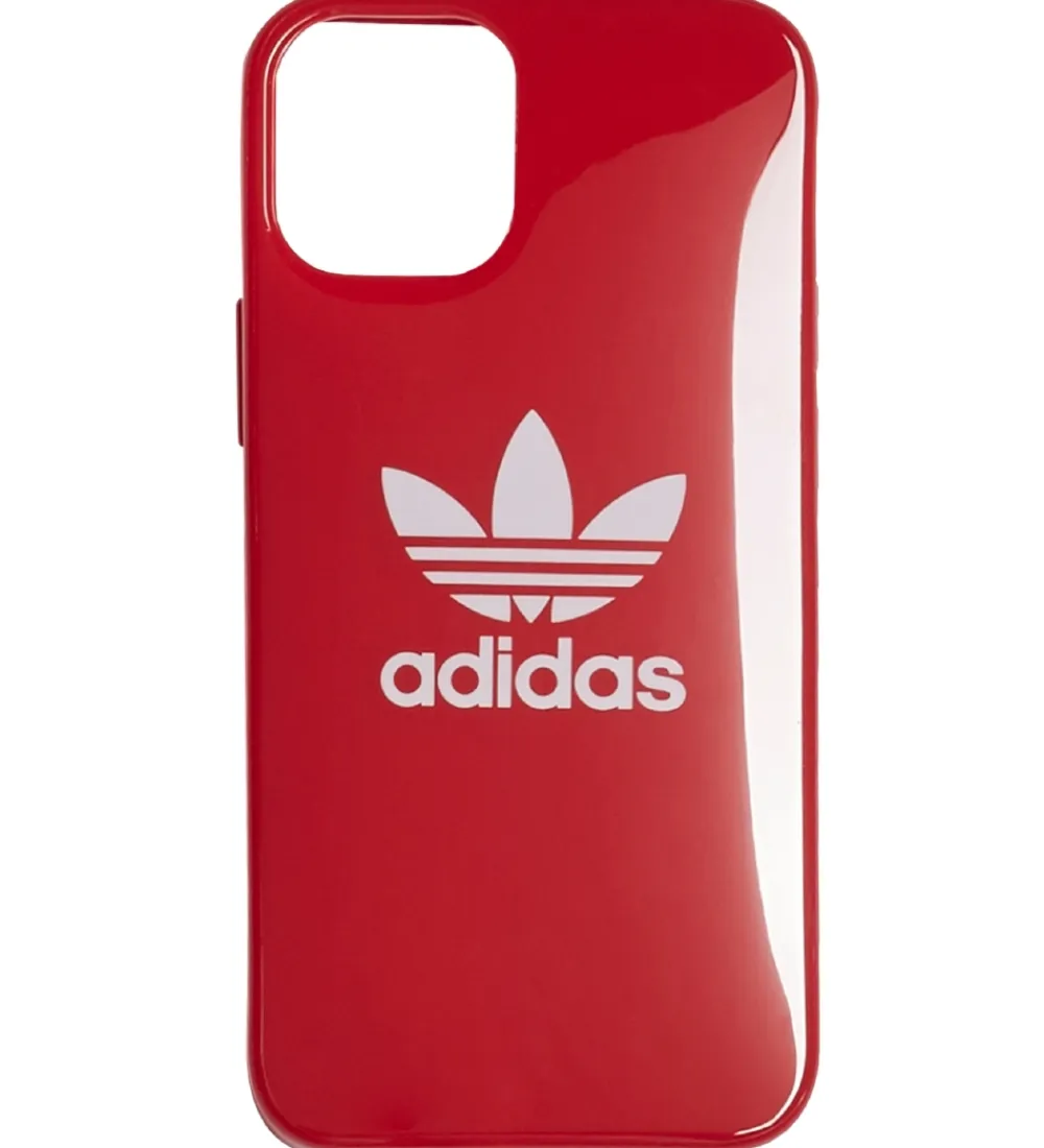 Mobilcovers-adidas Originals Cover - iPhone 12 Mini - Scarlet m. Logo
