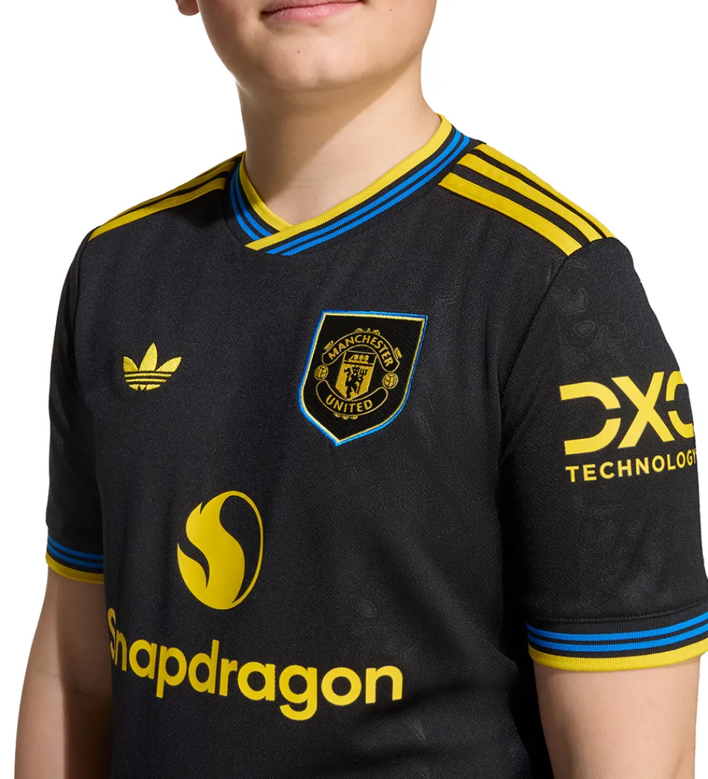 Fodboldtrøjer|Fodbold-adidas Originals Fodboldtrøje - MUFC 3 - Black