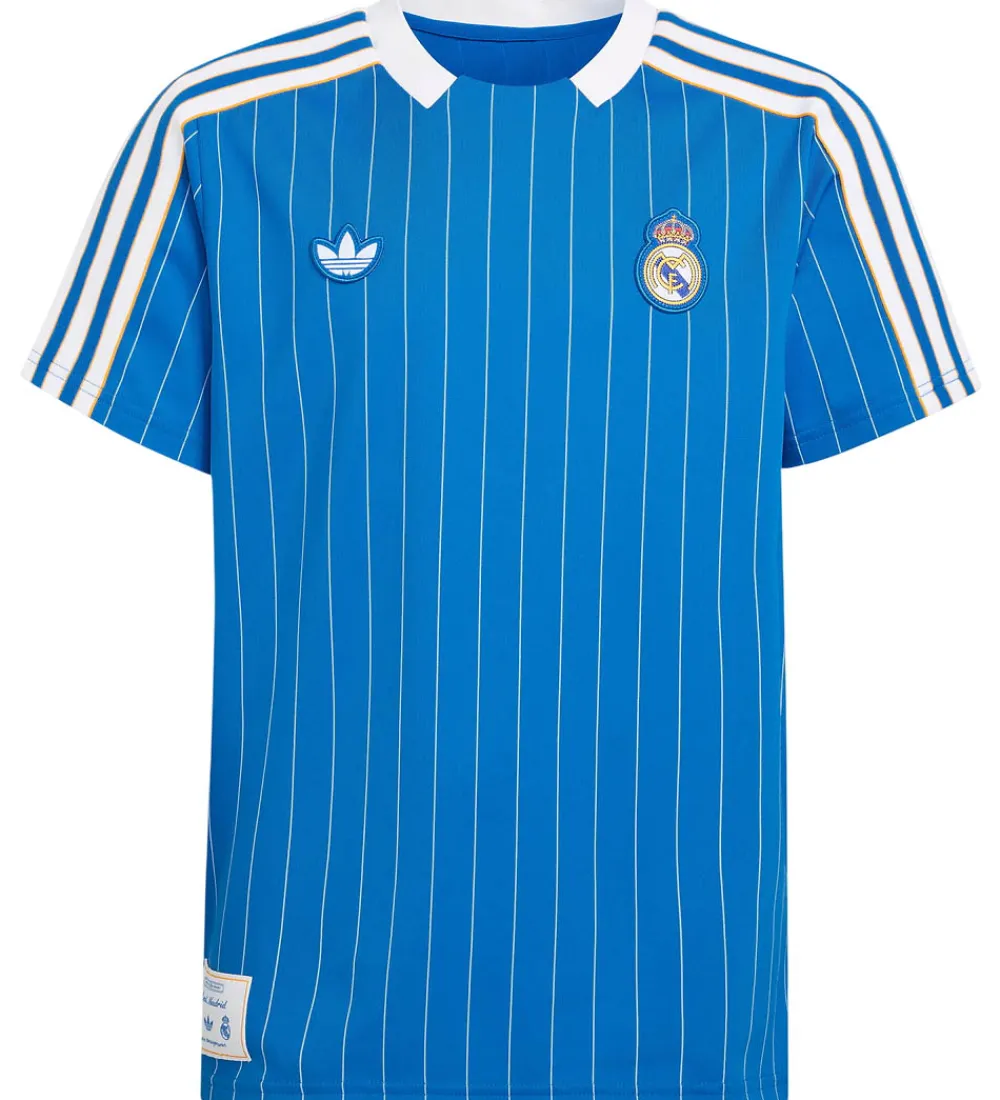 Fodboldtrøjer|Fodbold-adidas Originals Fodboldtrøje - Real Madrid - BLUBIR/WHITE