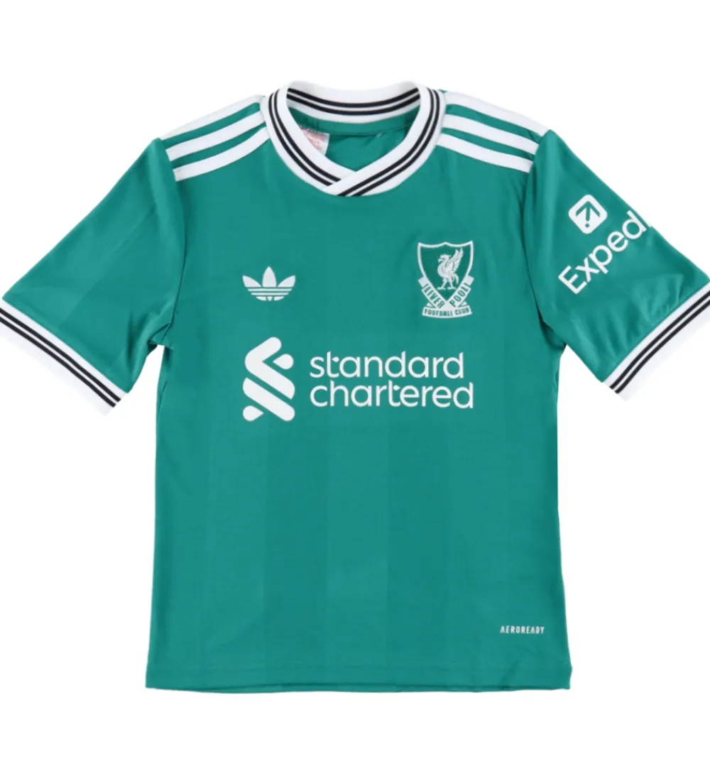 Fodboldtrøjer|Fodbold-adidas Originals Fodboldtrøje - Liverpoool 25/26 3. Sæt - Seagrn