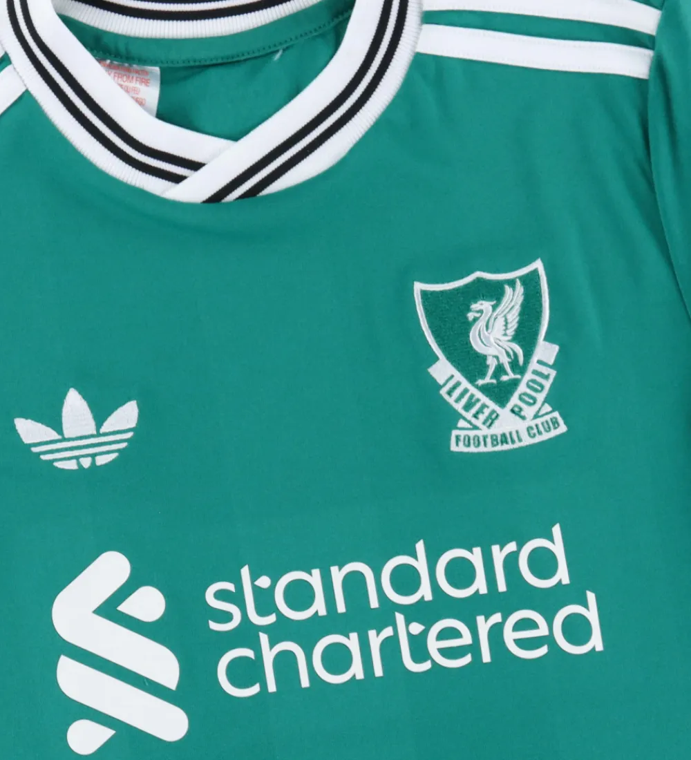 Fodboldtrøjer|Fodbold-adidas Originals Fodboldtrøje - Liverpoool 25/26 3. Sæt - Seagrn