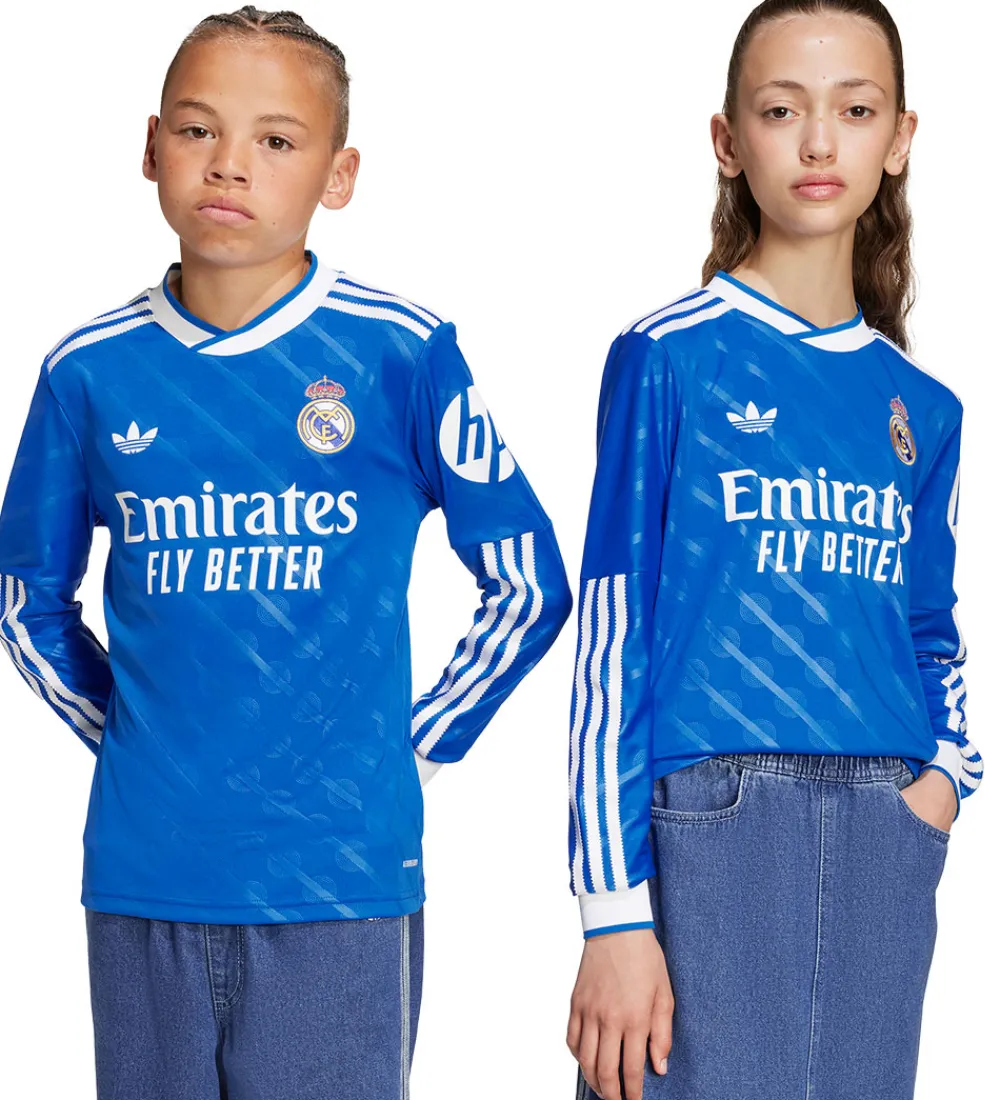 adidas Originals Fodboldtrøjer|Fodbold*Fodboldtrøje - Real Madrid 25/26 3. Sæt - Blue