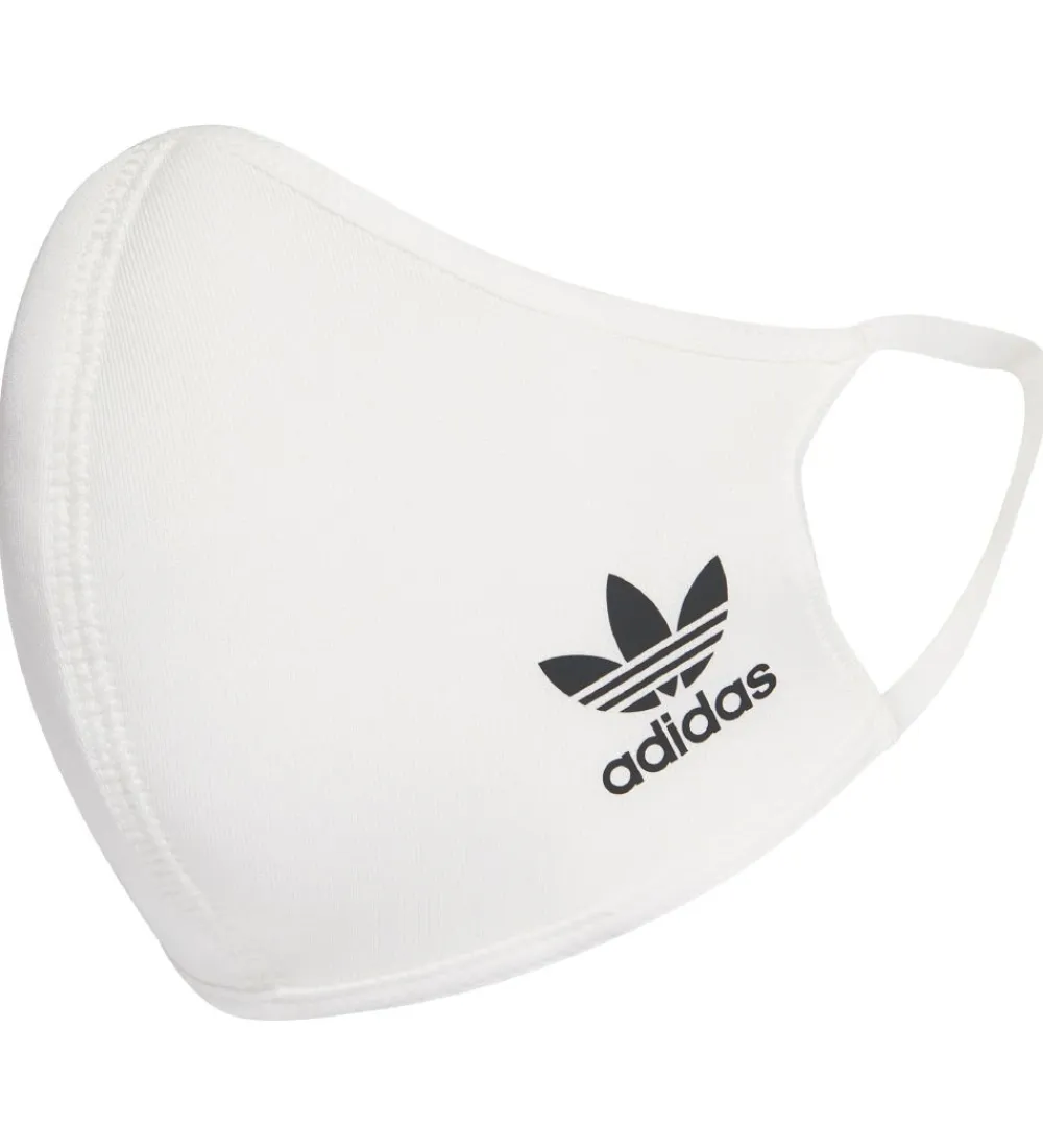 Mundbind-adidas Originals Mundbind - 3-pak - Hvid m. Logo
