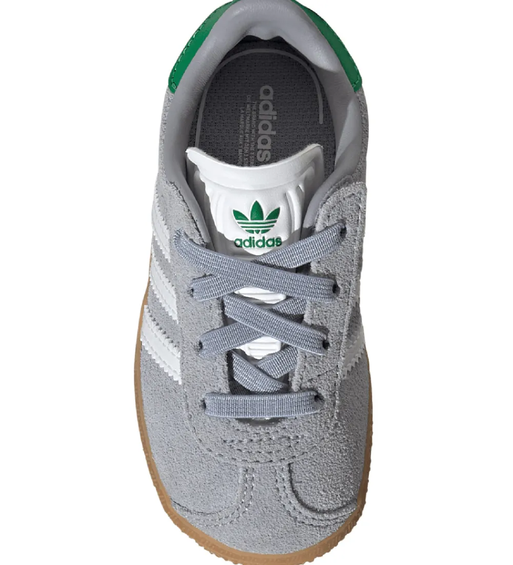 Sneakers|Børnesko Og Babysko-adidas Originals Sko - Gazelle CF EL I - HALSIL/FTWWHT/GREEN