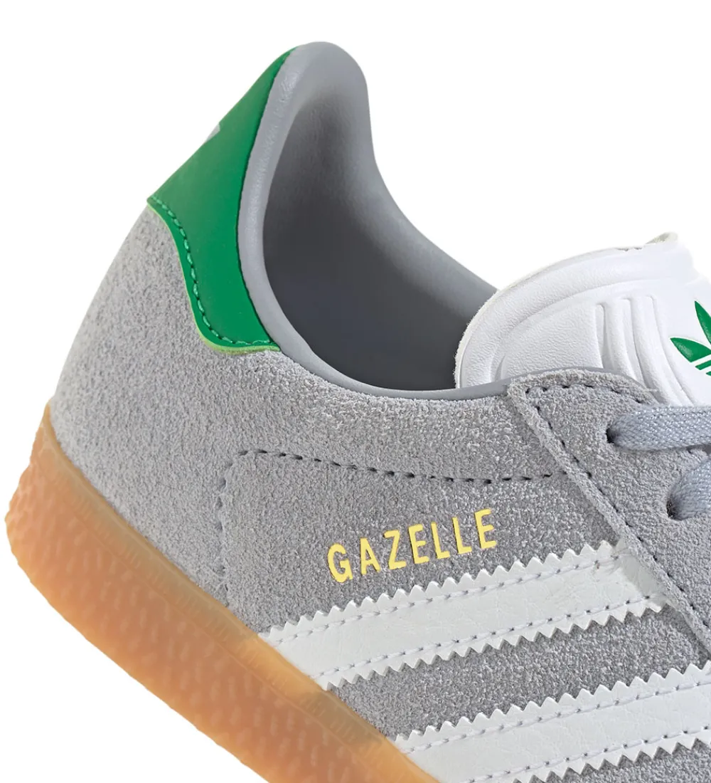 Sneakers-adidas Originals Sko - Gazelle C - HALSIL/FTWWHT/GREEN