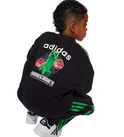 adidas Originals Træningssæt*Sweatsæt - Crew - Minecraft - Sort m. Logo