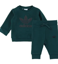 adidas Originals Sweatshirts*Sweatsæt - Crew - Aurivy/Black