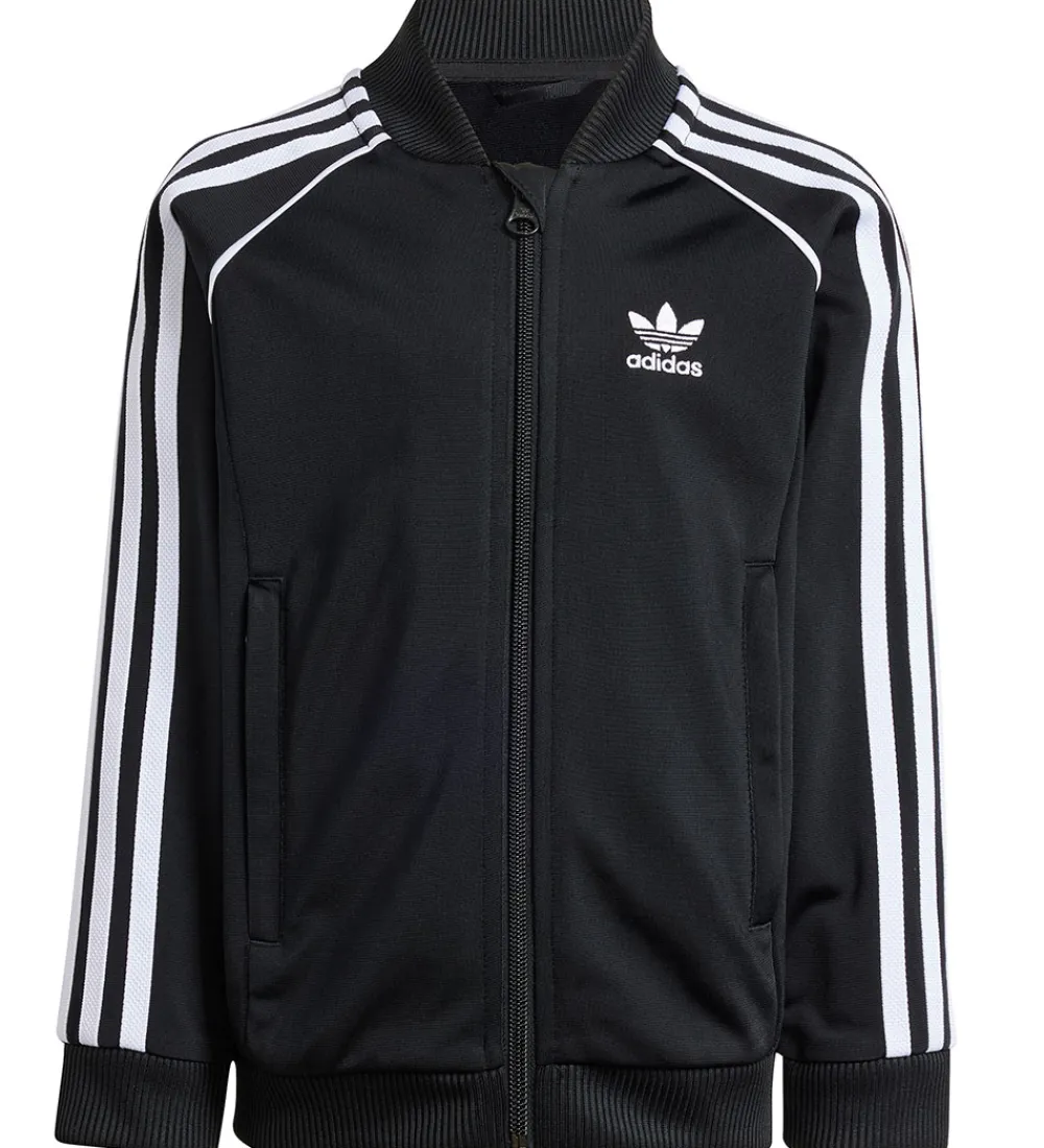 Træningssæt-adidas Originals Træningssæt - Sort m. Hvid