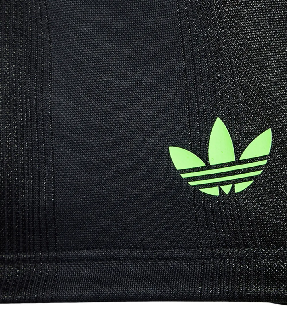 adidas Originals T-Shirts Og Toppe|Træning Og Gymnastik*T-shirt/Short - Sort/Signal Green