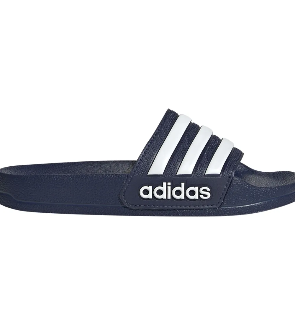 adidas Performance Badesandaler*Badesandaler - Adilette Shower - Dkblue/Ftwwh