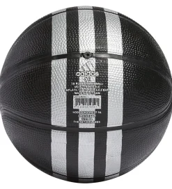 adidas Performance Bolde*Basketbold - Str. 3 - Mini - Sort/Sølv