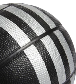 adidas Performance Bolde*Basketbold - Str. 3 - Mini - Sort/Sølv