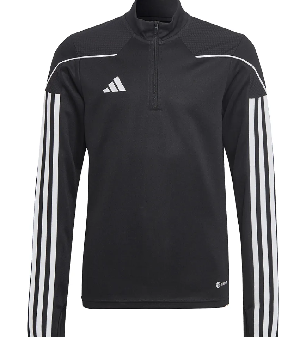 T-Shirts Og Toppe-adidas Performance Bluse - Tiro 23 Leauge - Sort/Hvid m. Lynlås