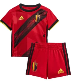 adidas Performance Fodboldtrøjer|Fodboldshorts*Fodboldsæt - Belgien - Rød/Sort