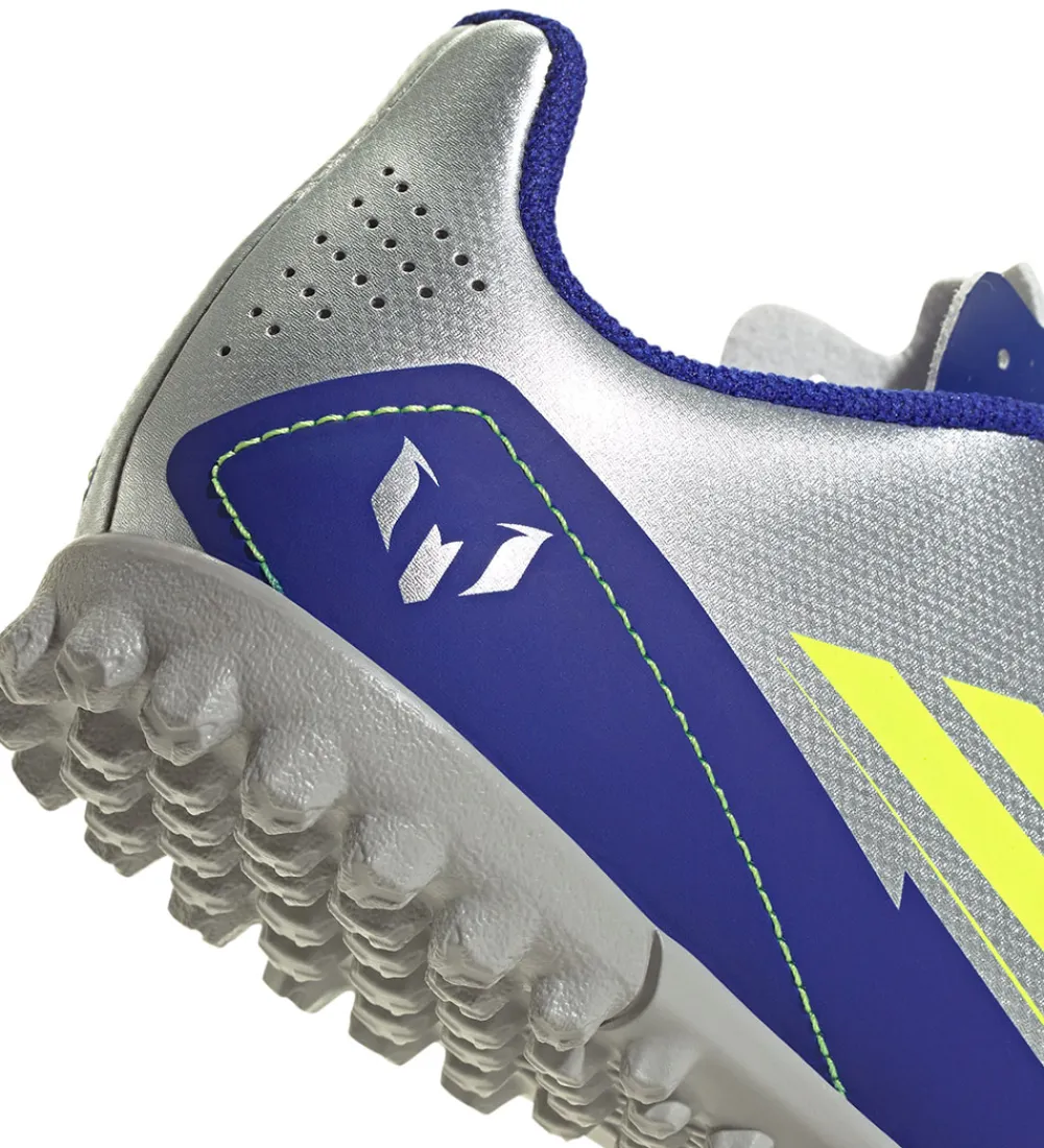 adidas Performance Fodboldstøvler - Grus (Tf)*fodboldstøvler - F50 Club TF J Messi - Silvmt