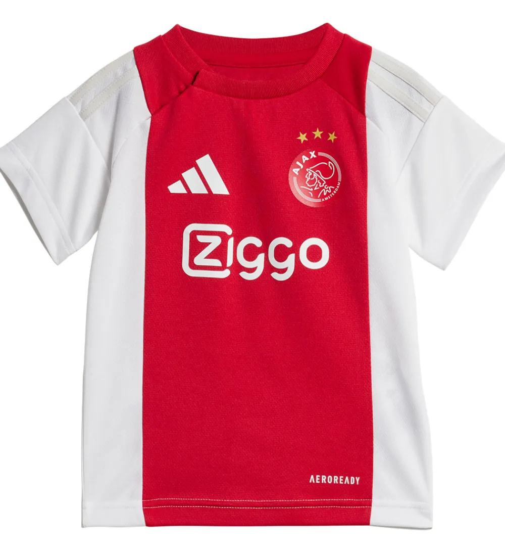 adidas Performance Fodboldtrøjer|Fodboldshorts*Fodboldsæt - Ajax H BABY - Rød/Hvid